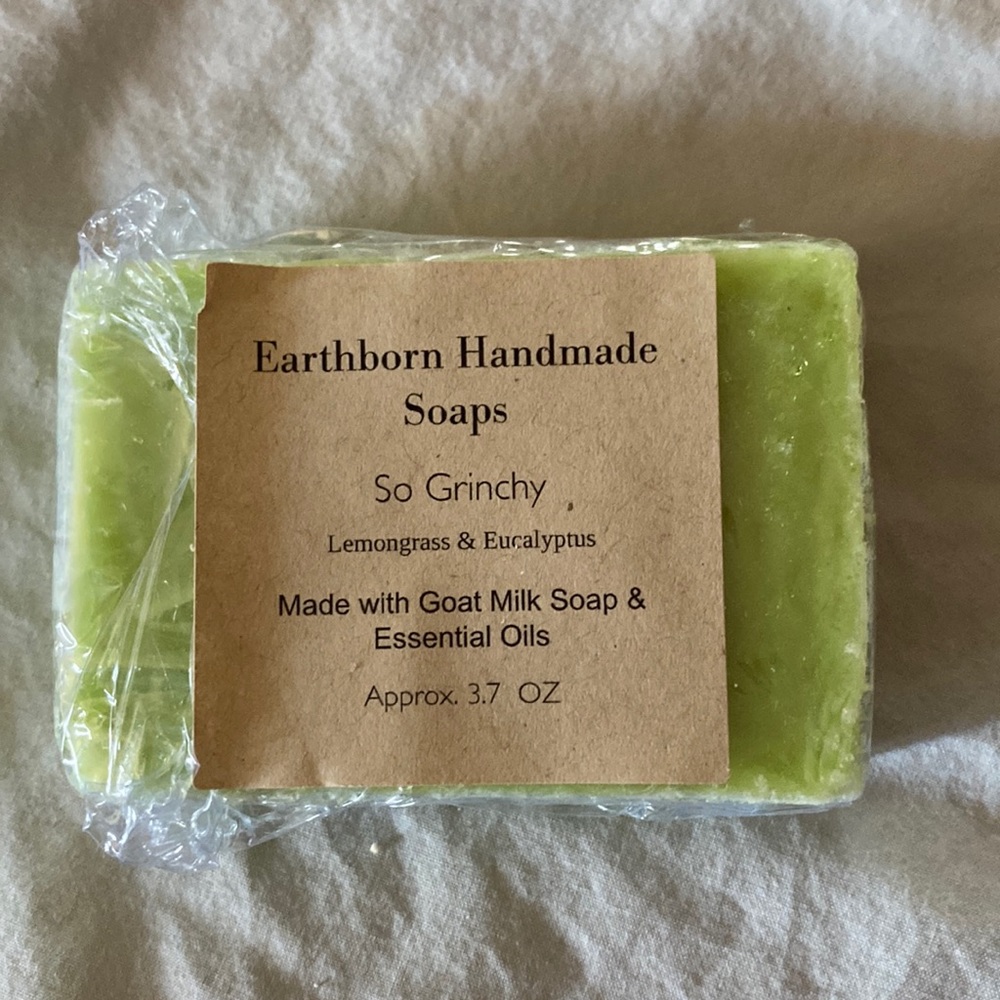So Grinchy handmade soap